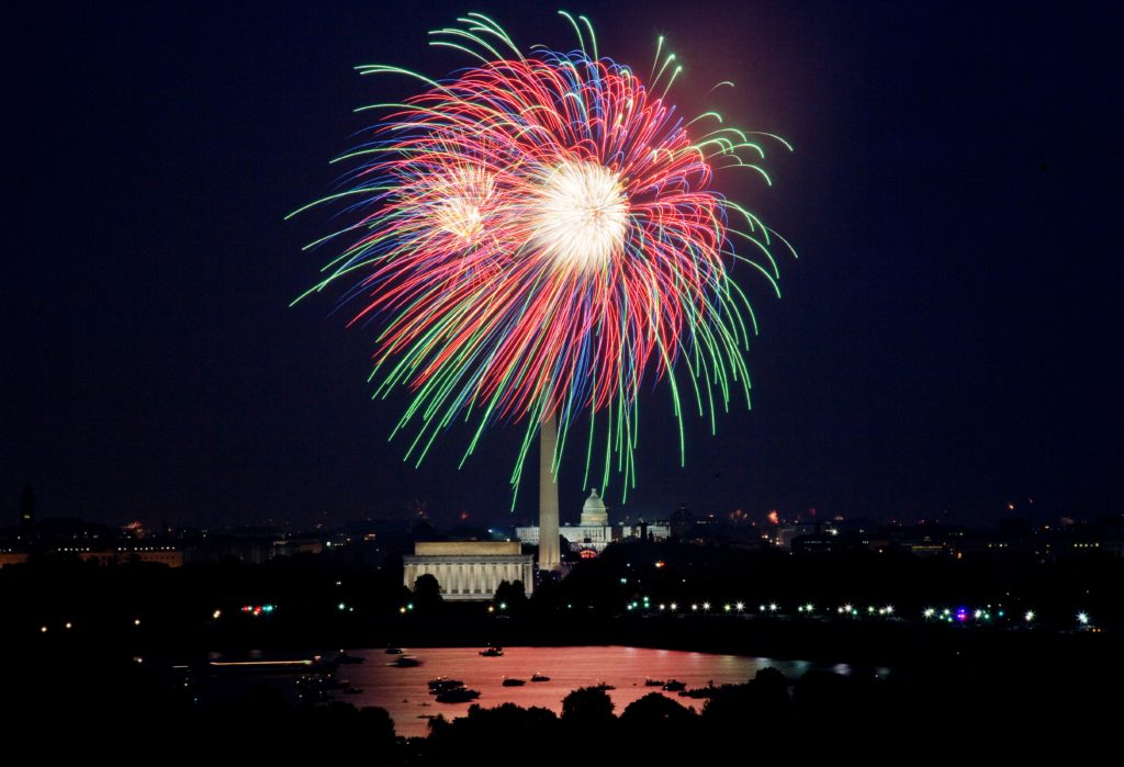 Washington, D.C. July 4th fireworks