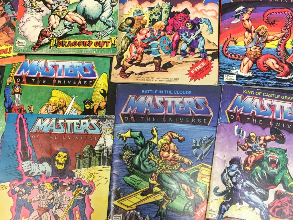 Assortment of Covers from Masters of the Universe Comics