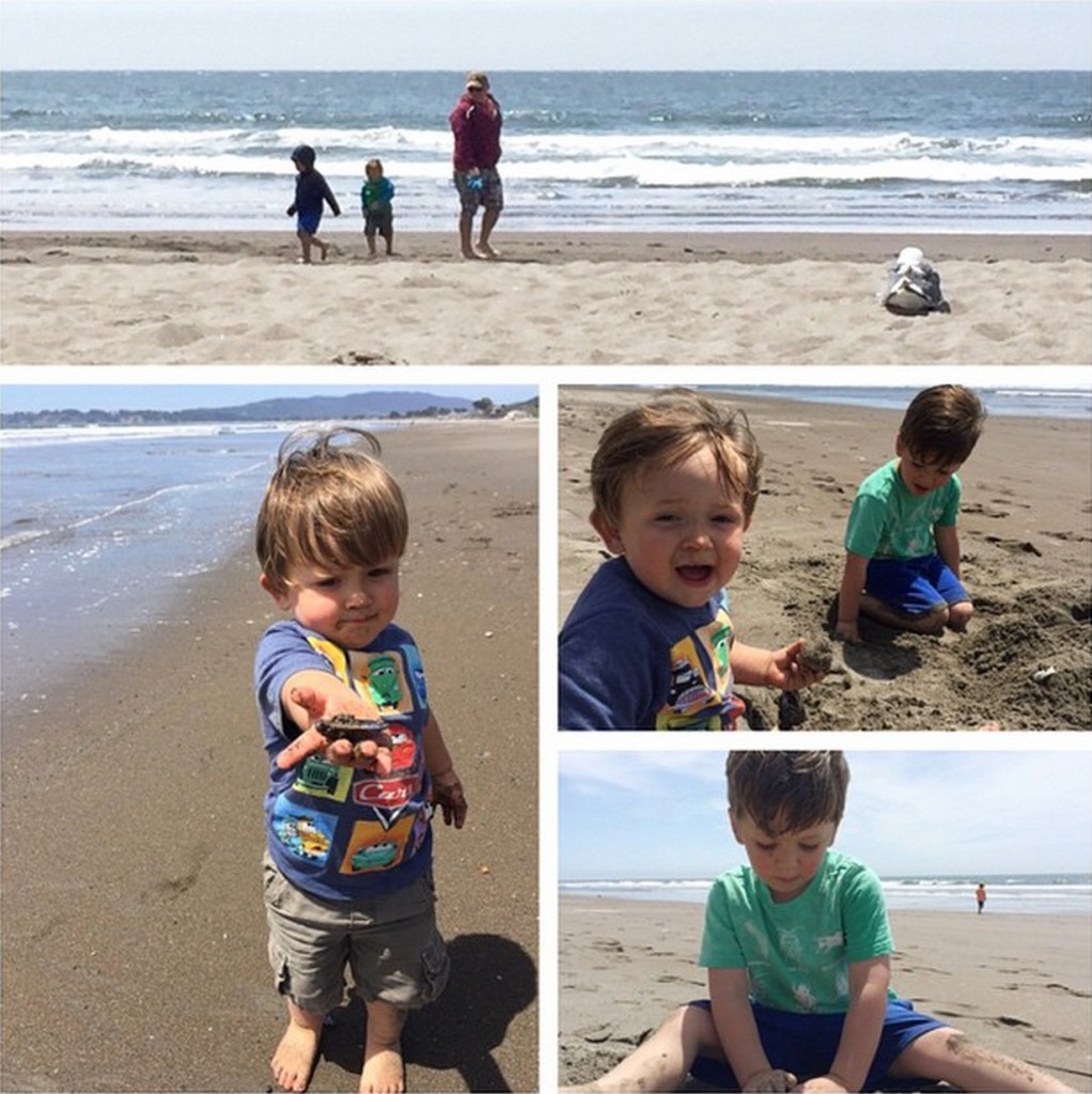 Me and the family at Stinson Beach